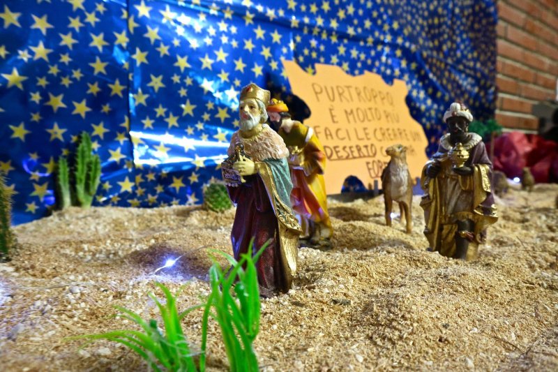 Presepe Scuola Sec. di I grado Conte - Natale 2022